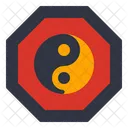 Yin Yang Chinese New Year Taoism Icon