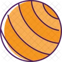 Yoga Ball Fitness Gym Ball Icon