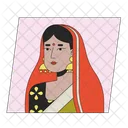 Sari Indian Clothes Attractive Symbol