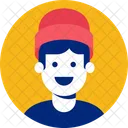 Young Man Guy Portrait Icon