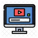 Video De Youtube Video Video En Linea Icono