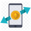 Ethereum Uberweisung Geld Symbol