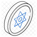 Munztrick Zaubermunze Zaubermunze Symbol