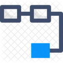 Zeitleiste Workflow Flussdiagramm Symbol