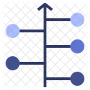 Zeitleiste Diagramm Daten Symbol