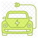 Zero Emission Car Icon