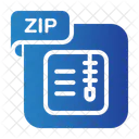 Zip Archivos Y Carpetas Formato De Archivo Icono