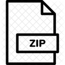 Zip Format Fichier Icône