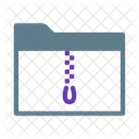 Zip Compresser Rar Icône