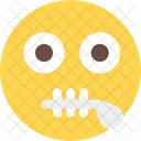 Zipper Mouth Icon