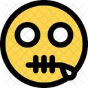 Zipper Mouth Icon