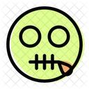 Zipper Mouth Icon