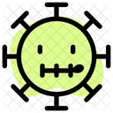 Zipper Mouth Coronavirus Emoji Coronavirus アイコン