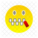 Zipper Mouth Face  Icon