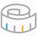 Zoll Messen Band Symbol