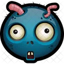 Zombie Brains Worm Icon