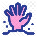 Zombie Hand Grave Dead Icon