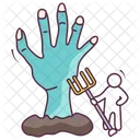 Ghost Hand Evil Hand Scary Hand Icon