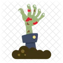 Zombie Hand Horror Icon