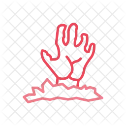 Zombie hand  Icon