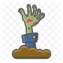 Zombie Hand Horror Icon