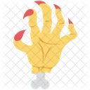 Zombie Hand Dead Man Grave Hand Icon