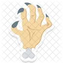 Zombie Hand Dead Man Grave Hand Icon