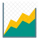 Zone Graphique Rapport Icône