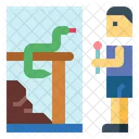 Zoo Snake Kid Icon