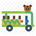 Zoo Car Zoo Safari Icon