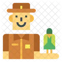 Zookeeper Man Zoo Icon