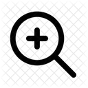 Glass Magnifying Search Icon