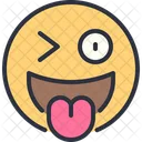 Emoji Zunge Zunge Raus Symbol