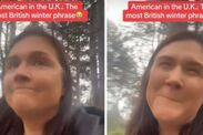 american tiktoker mocks specific british winter phrases