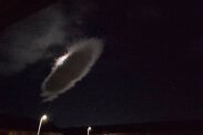 portal shaped cloud spotted Scotland