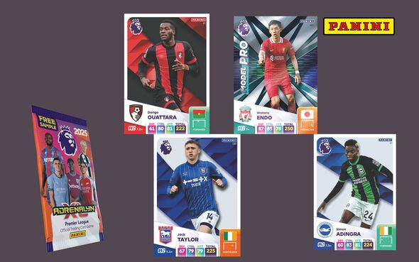 free Panini premier league Adrenalyn XL Trading Cards