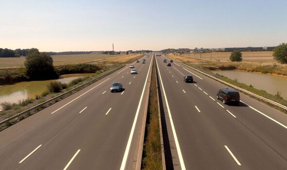 uk longest straight road 18 miles 