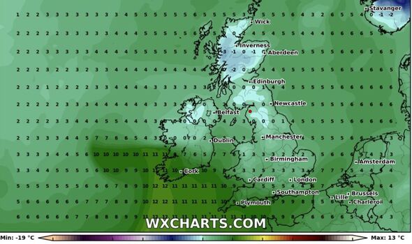 wxchart weather map