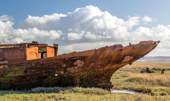 A decommissioned vessel in Fleetwood