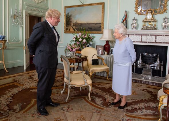 Boris Johnson and Queen Elizabeth 