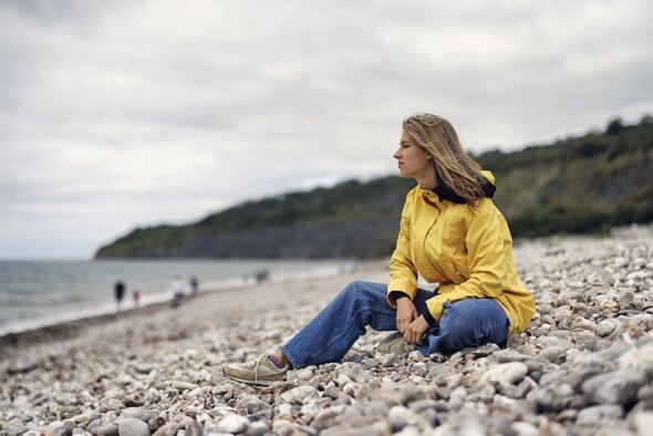 Lyme Regis fossil beach