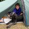 boy raises 366 thousand sleeping tent one year