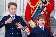 prince louis trooping the colour prince george moment