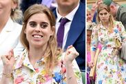 princess beatrice wimbledon day nine outfit