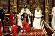 king charles page boy state opening parliament