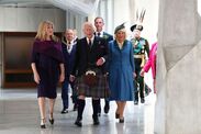 king charles queen camilla anniversary scottish parliament