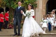 princess eugenie wedding anniversary photo missed detail