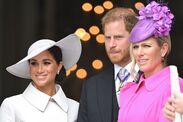 zara tindall prince harry meghan markle comment wedding 