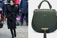 meghan markle queen camilla DeMellier handbag