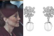 Princess Kate Barhain pearl earring 